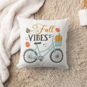 Fall Vibes by Bicycle Kissen