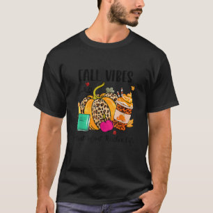 Fall Vibes, dass Säugling Lehrer Life Leopard Pump T-Shirt