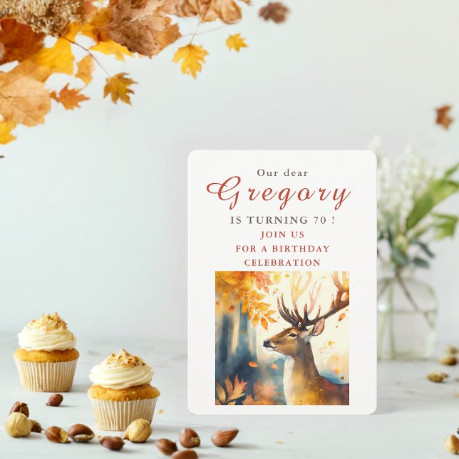 Fall vibes Deh - Einladungskarte zum Geburtstag Einladung (Von Creator hochgeladen)