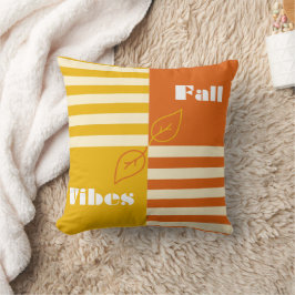 Fall Vibes Gelb und Orange für Herbstkomfort Kissen