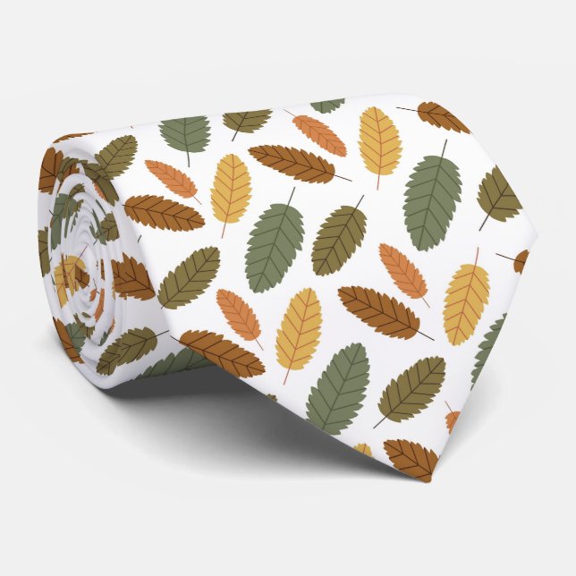 Fall Vibes Herbstsaison Neck Tie Krawatte (Gerollt)