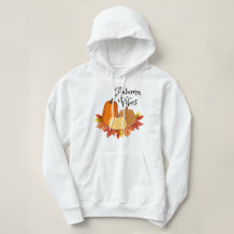 Fall Vibes Hooded Sweatshirt. Autumn Vibes Hoodie