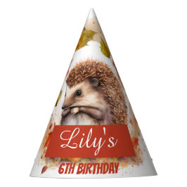Fall Vibes Igel - Geburtstagsparty Hat Partyhütchen