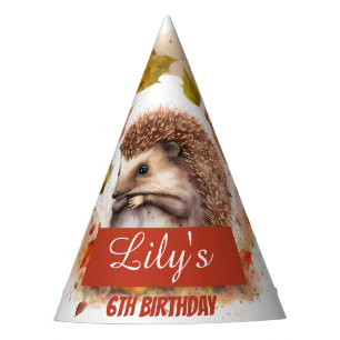 Fall Vibes Igel - Geburtstagsparty Hat Partyhütchen