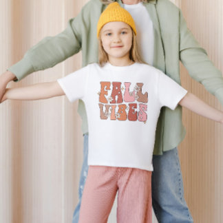 Fall Vibes Kinder Shirt, Herbst Erntedank Kinder T-Shirt