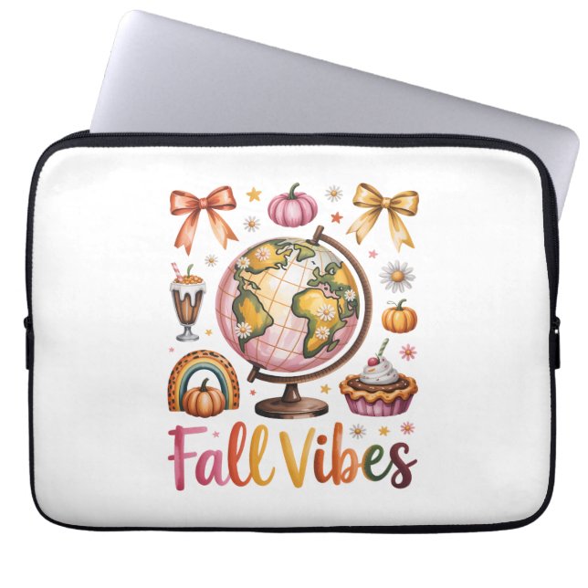 Fall Vibes Laptopschutzhülle (Vorderseite)