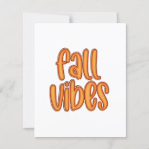 🍂 Fall Vibes Orange Text Graphic