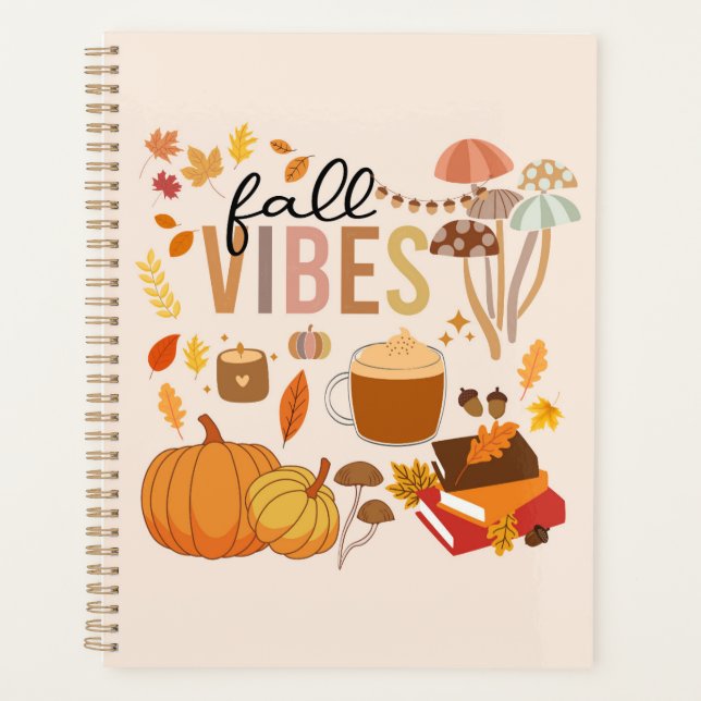 Fall Vibes Planer (Vorderseite)