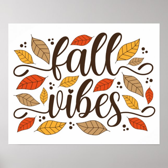 Fall Vibes Poster (Vorne)