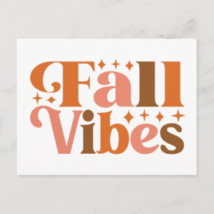 Fall Vibes Postkarte