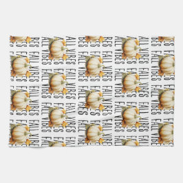 Fall Vibes Pumpkin | Herbst Geschirrtuch