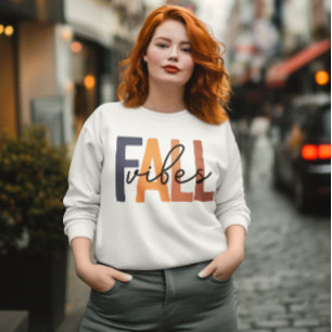 Fall Vibes Sweatshirt, Retro Boho Fall Sweatshirt