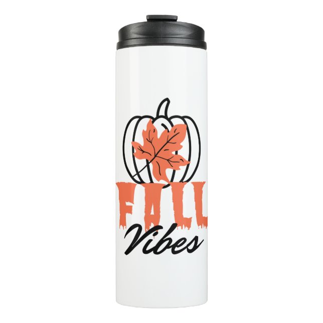 Fall Vibes Thermosbecher (Vorderseite)