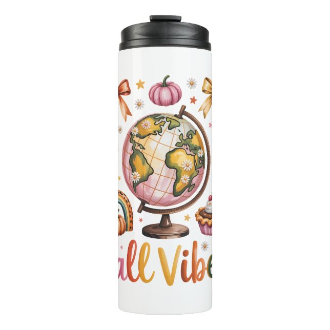 Fall Vibes Thermosbecher (Vorderseite)