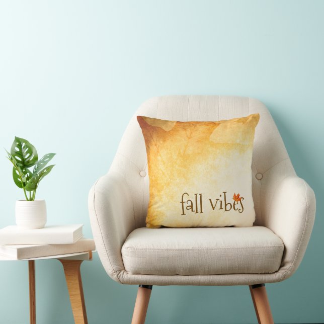 Fall Vibes Throw Pillow Kissen (Stuhl )