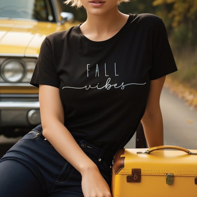 Fall Vibes Trendy Minimalistisch T-Shirt (Von Creator hochgeladen)