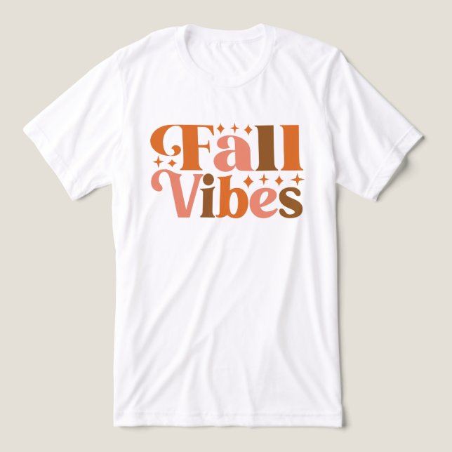 Fall Vibes Tri-Blend Shirt (Design Vorderseite)