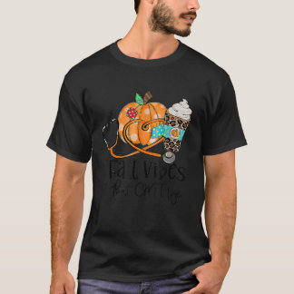 Fall Vibes und CMT Life Pumpkin Leopard Thanksgivi T-Shirt