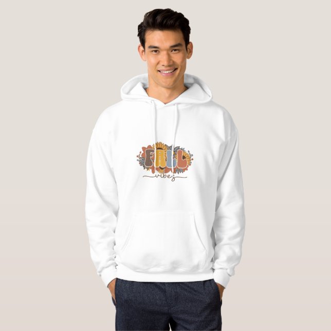 "Fall Vibez" Kapuzenpullover Hoodie (Vorne ganz)