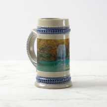 Fall View von Erawan Wasserfall Thailand