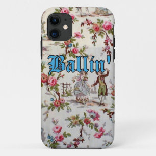 Fall Vintag Floral Gangsta "Ballin'" iPhone 5/5s Case-Mate iPhone Hülle