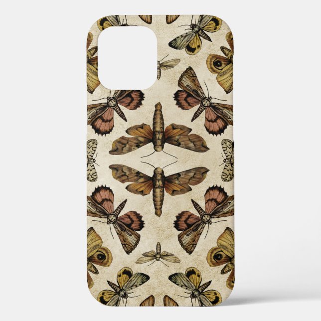 Fall Vintag Moths Case-Mate iPhone Hülle (Rückseite)