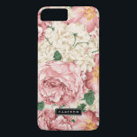 Fall Vintag Peonies und Hydrangeas iPhone 7 Plus iPhone 8 Plus/7 Plus Hülle<br><div class="desc">Elegantes iPhone Gehäuse mit rosa Rosen und Peonies mit Hydrangeas aus Elfenbein. Dieses Design ist in verschiedenen Produkten erhältlich. Klicken Sie unten für weitere Designs.</div>