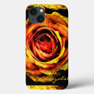 Fall Vintag Rose 1 iPad iPhone 13 Hülle