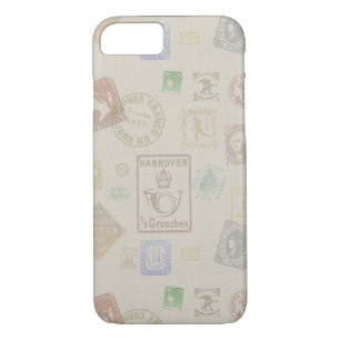 Fall Vintage Briefmarke Art iPhone 8/7 Hülle