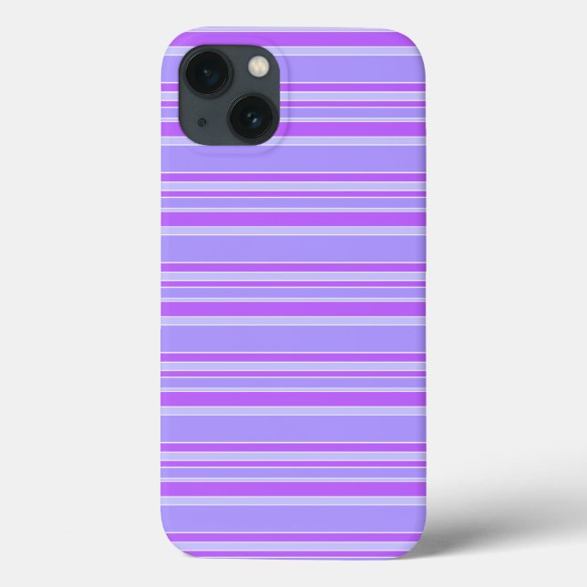 Fall Violet Streifen Case-Mate iPhone Case-Mate iPhone Hülle (Rückseite)
