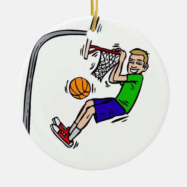 Fall vom Kante-Slam Dunk Keramik Ornament (Vorne)