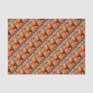 Fall vom mürrischen MädchenBucheinband Seidenpapier