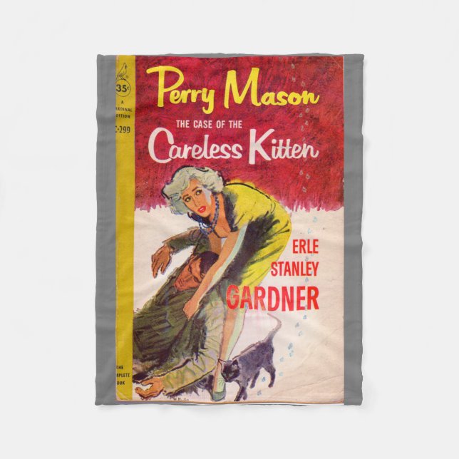 Fall vom unvorsichtigen KätzchenBucheinband Fleecedecke (Vorderseite)