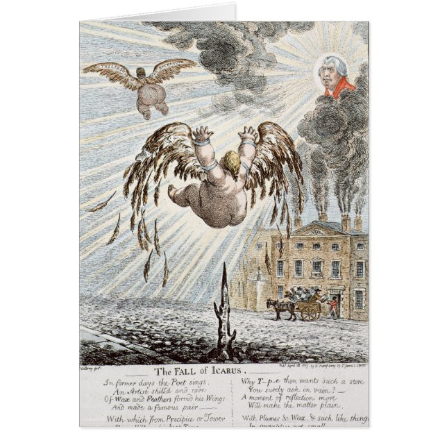 Fall von Ikarus, 1807 (Vorne)