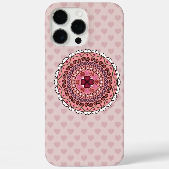 Fall von Lacy Valentine's Day Case-Mate iPhone Hülle (Rückseite)
