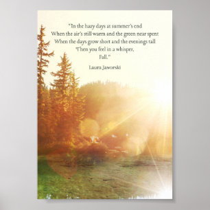 Fall von Laura Jaworski Poster