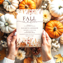 Fall von Liebe Boho Fall Pumpkin Brautparty Einladung