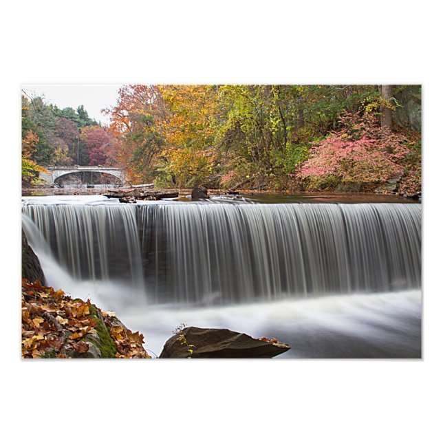 Fall Wasserfall bei Vanderbuild Fotodruck (Vorne)