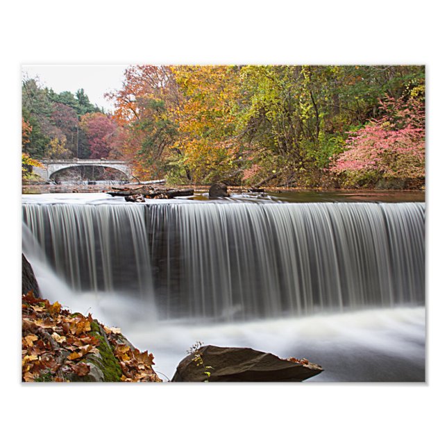 Fall Wasserfall bei Vanderbuild Fotodruck (Vorne)