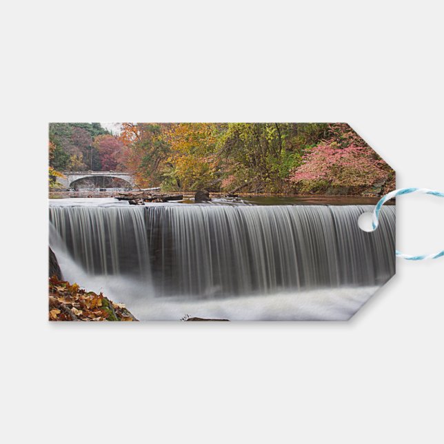Fall Wasserfall bei Vanderbuild Geschenkanhänger (Vorderseite (Horizontal))