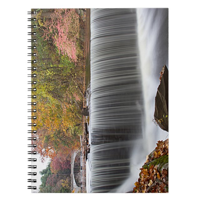 Fall Wasserfall bei Vanderbuild Notizblock (Vorderseite)