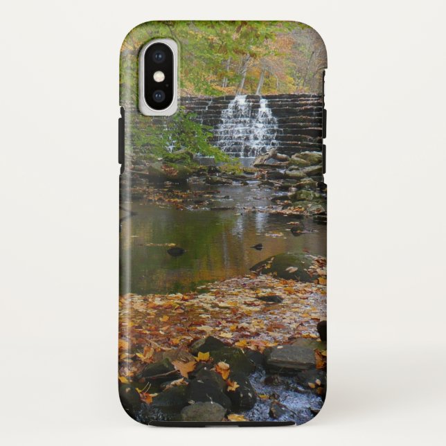 Fall Wasserfall und Creek Pennsylvania Natur Case-Mate iPhone Hülle (Rückseite)