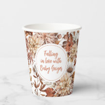 Fall Wasserfarbe Blumenbaby-Dusche