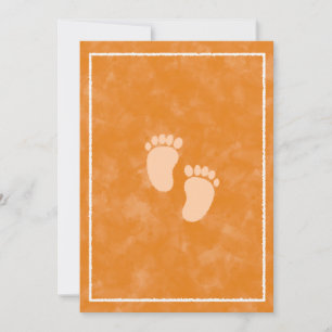 Fall Watercolor Baby Showroom Template Einladung