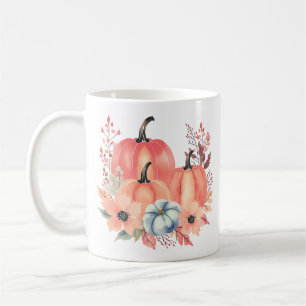 Fall Watercolor Pumpkin Boho Kaffeetasse