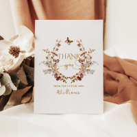 Fall Wildblume Minimalistisch Elegantes Brautparty
