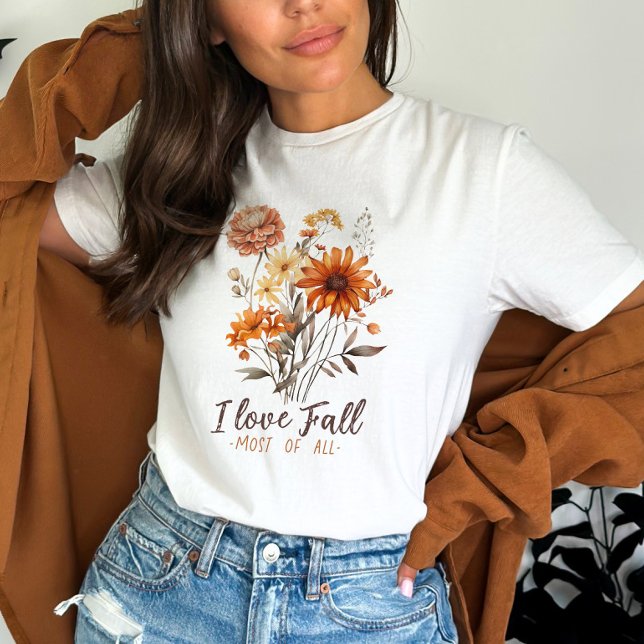 Fall Wilde Blume T-Shirt (Von Creator hochgeladen)