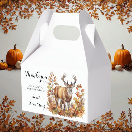 Fall Woodland Deer Animal Forest Baby Dusche Geschenkschachtel