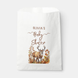 Fall Woodland Deer Baby Dusche Geschenktütchen