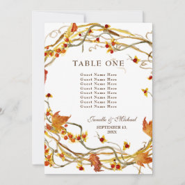 Fall Wreath Bittersweet Rustic Weddings Numbers